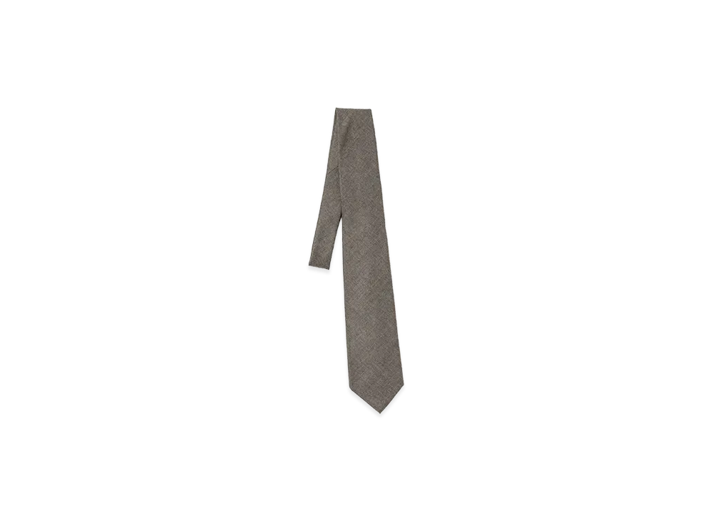 AURALEE Super Light Wool Tie "Top Brown"