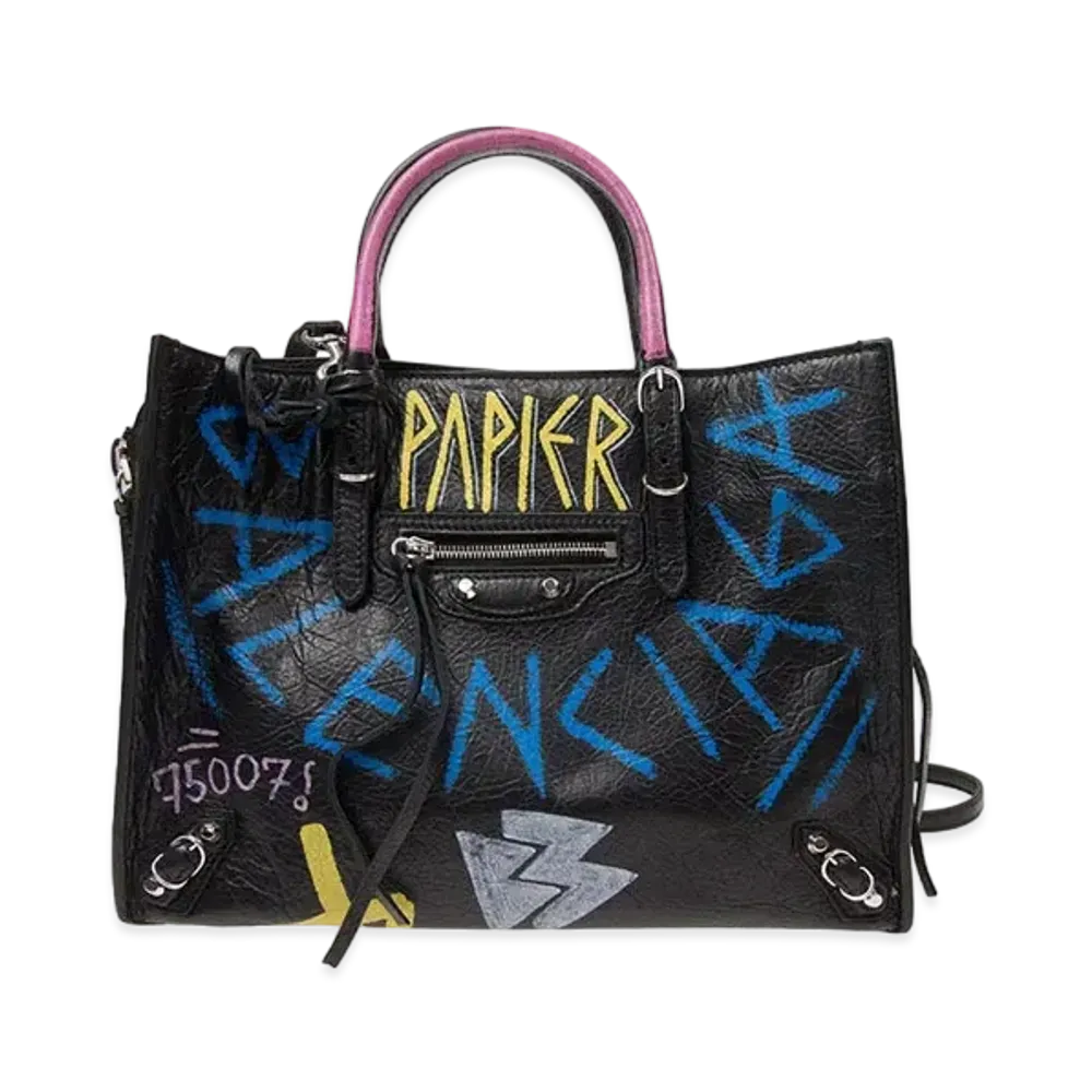 BALENCIAGA Leather Handbag "Black"