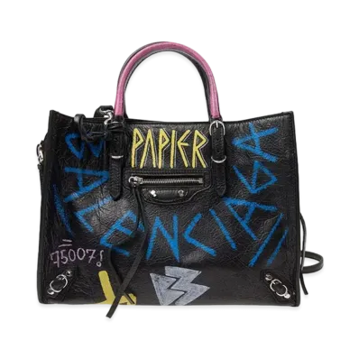 BALENCIAGA Leather Handbag "Black"