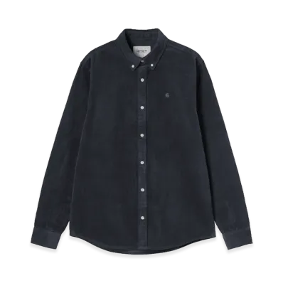 Carhartt WIP L/S Madison Cord Shirt "Dark Navy"