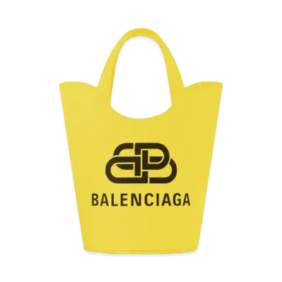 BALENCIAGA Women's Wave XS Tote Bag "Yellow"