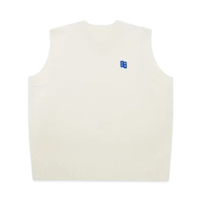 ADERERROR Tag Knit Vest 01 "Off White"
