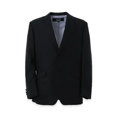 COMME des GARCONS HOMME Wool Gabardine Classic Jacket "Navy"