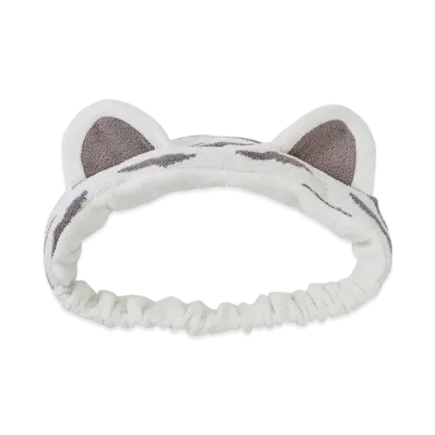 GELATO PIQUE Unisex White Tiger Headband "Off White"