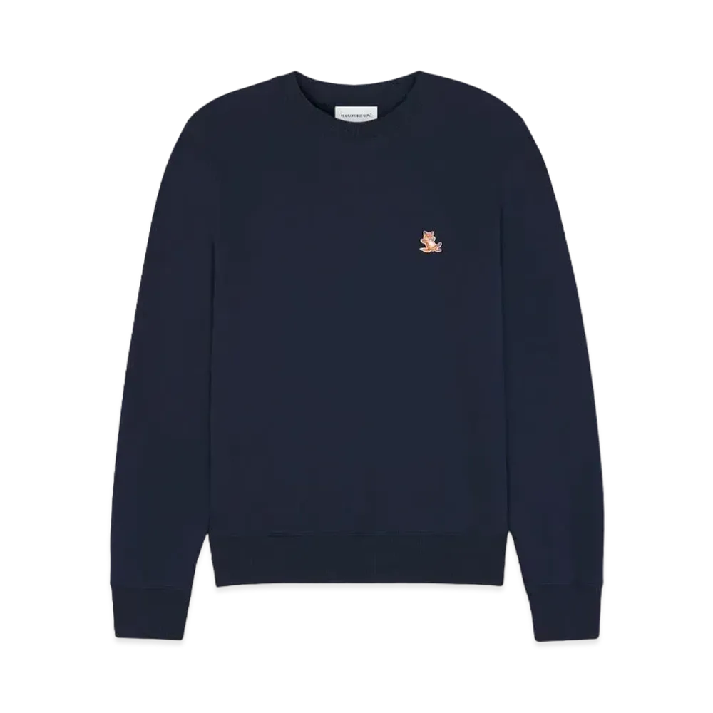 Maison Kitsune Chillax Patch Regular Sweatshirt "Ink blue"