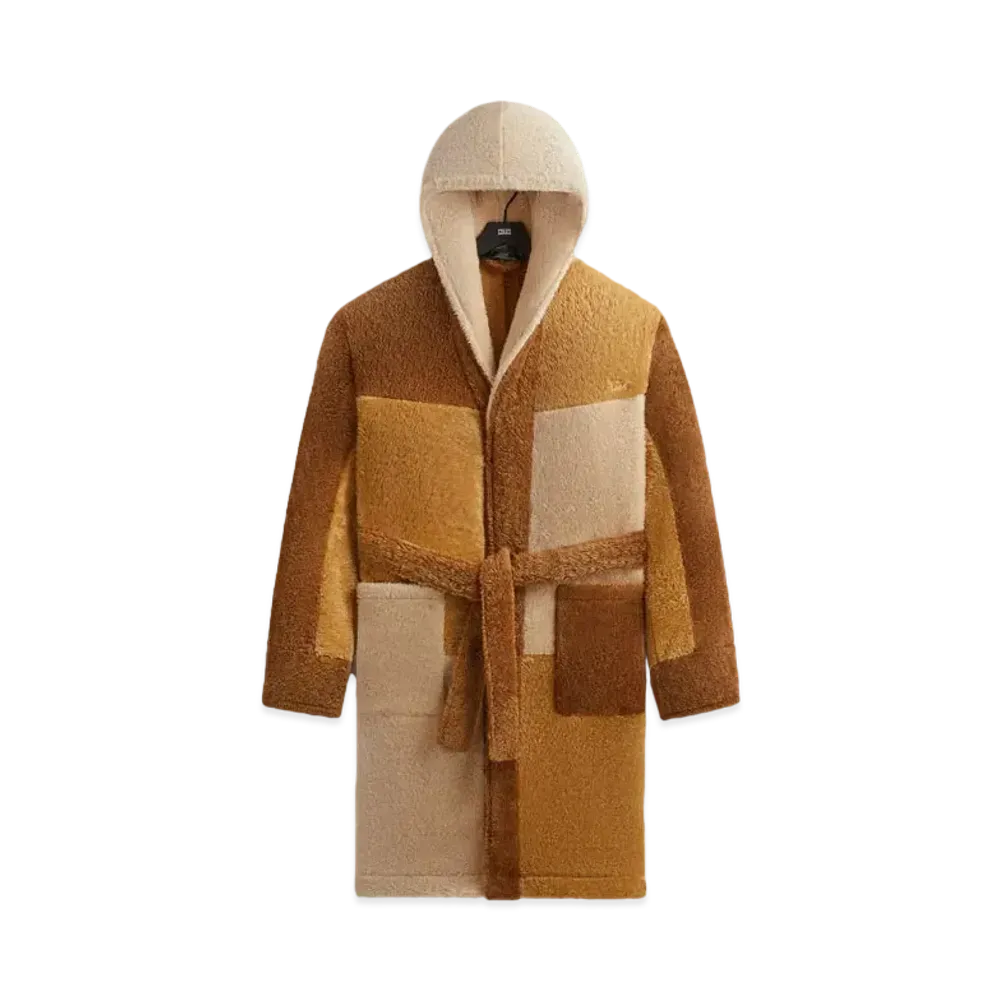 Kith Kithmas Color-Blocked Robe "Chestnut"