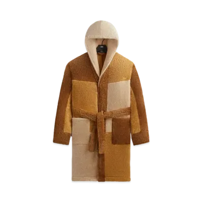 Kith Kithmas Color-Blocked Robe "Chestnut"