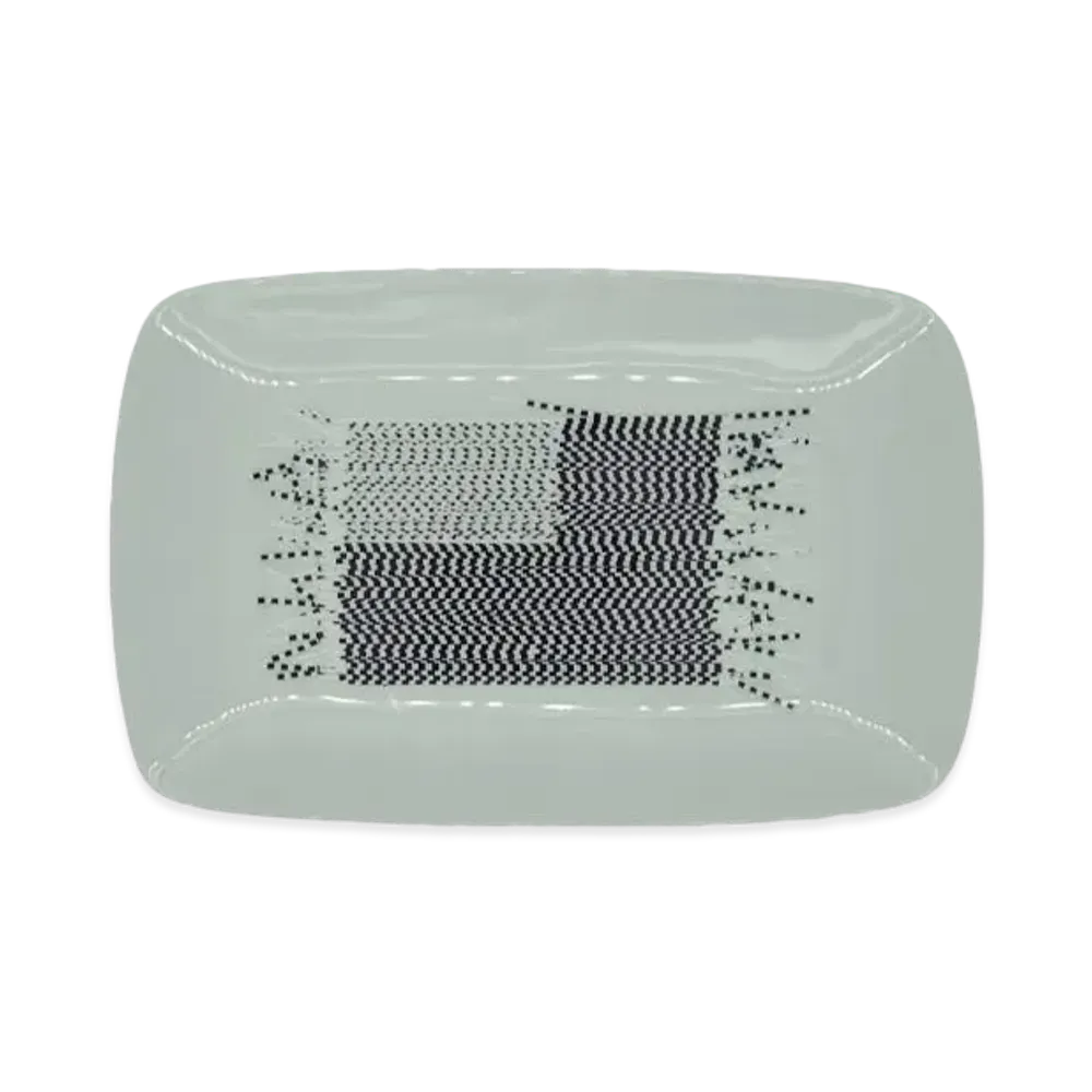 F-LAGSTUF-F STAR&BARS DISH(xkosuke kawamura) "WHITE"