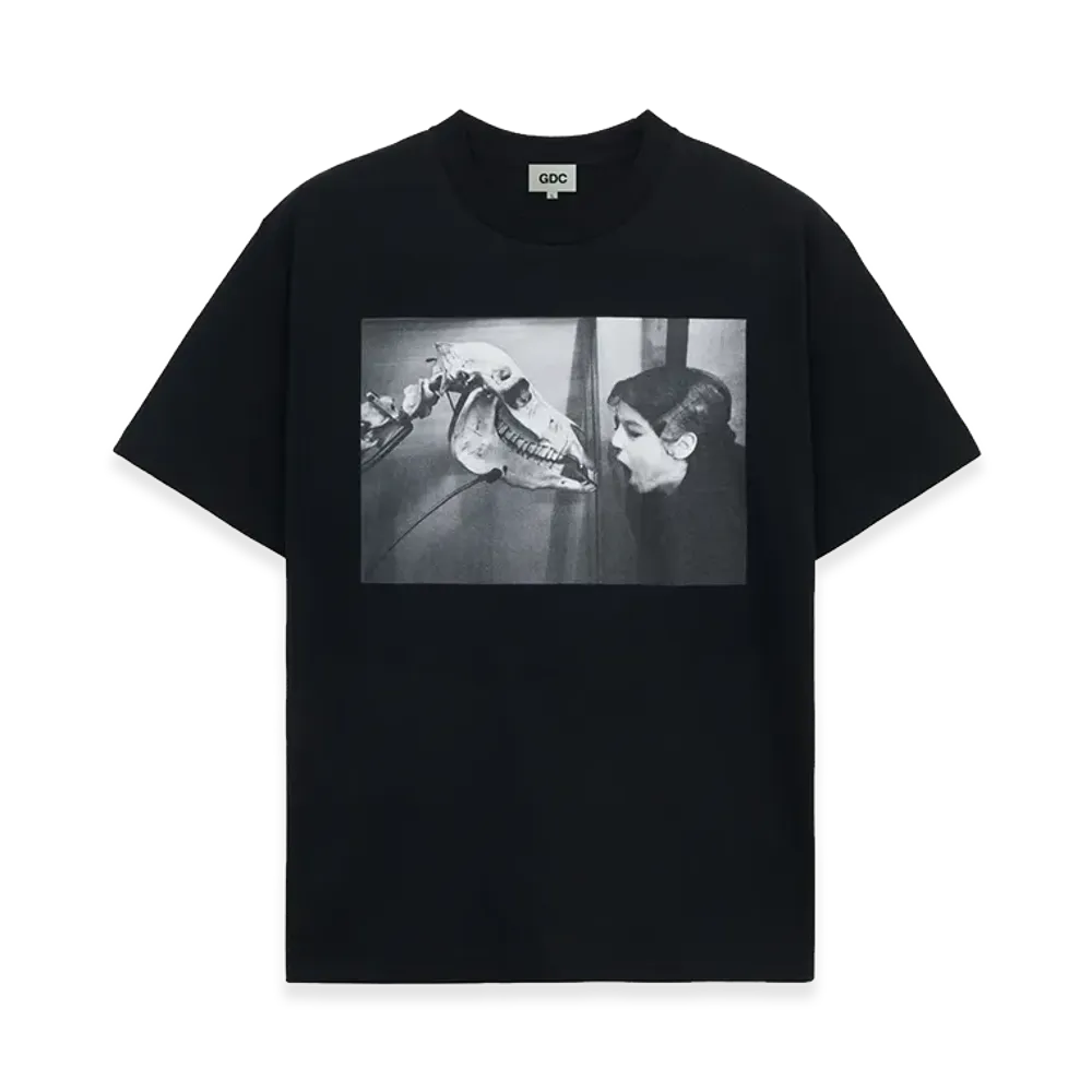 GDC x Yoshihiro Tatsuki Ah Open Your Mouth! Times Tee Bone "Black"
