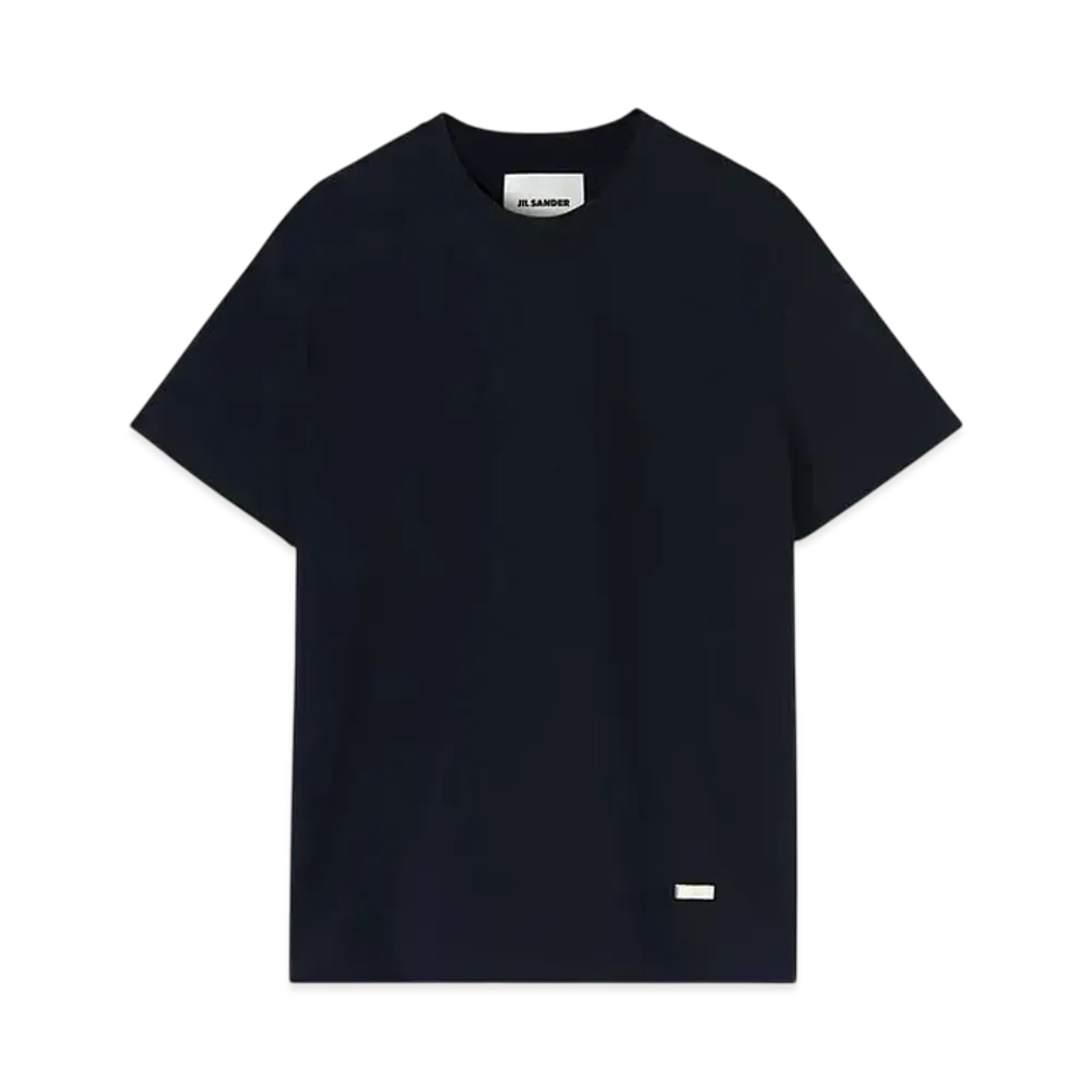 Jil Sander Men's Crew-Neck T-Shirt "Midnight"