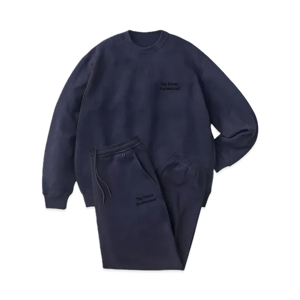 ENNOY Professional Crew Sweat Set Up "Navy/Black" 25SS