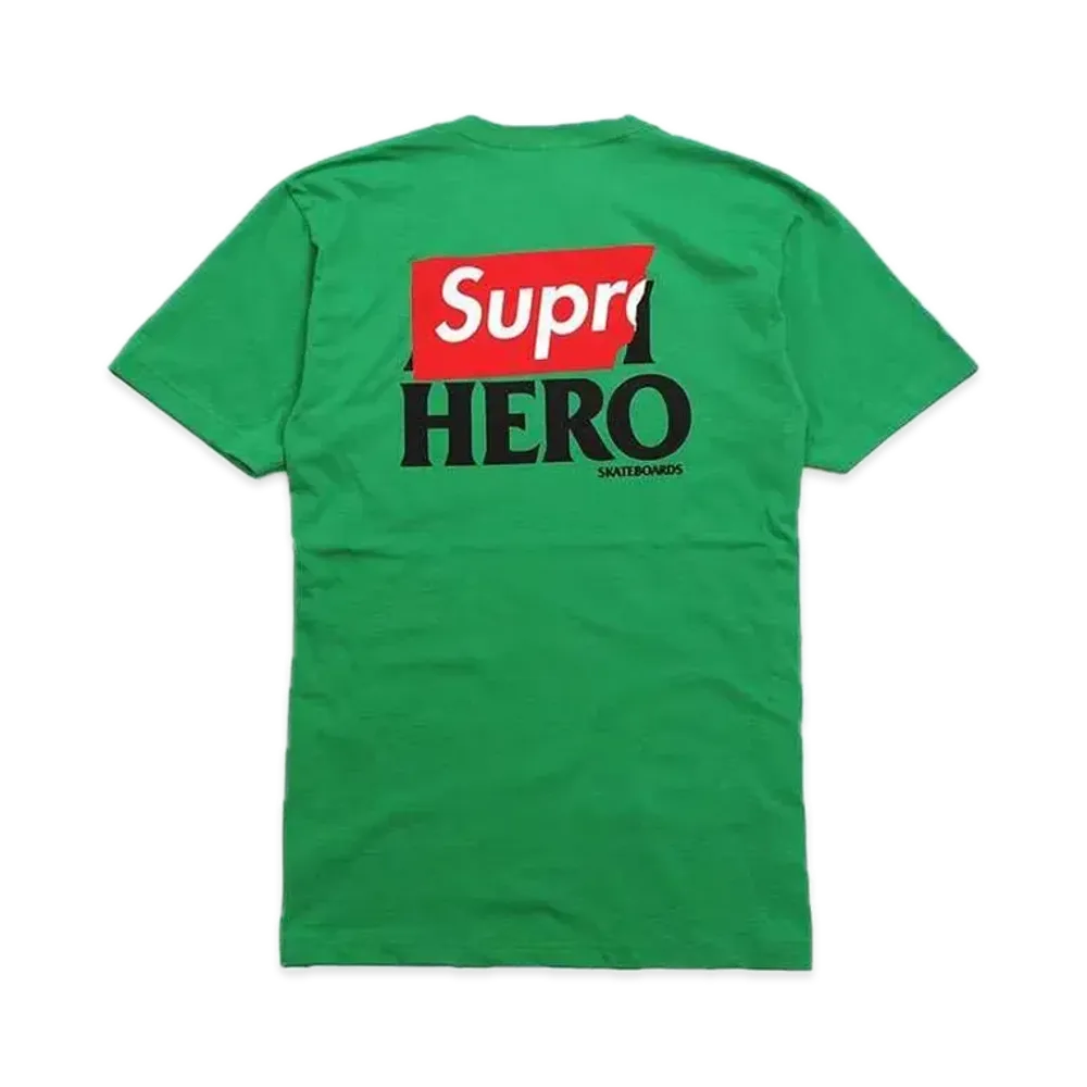 Supreme x ANTIHERO Logo Pocket Tee "Green"