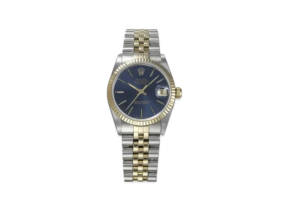 ROLEX Datejust "Blue/Stainless Steel/Yellow Gold"