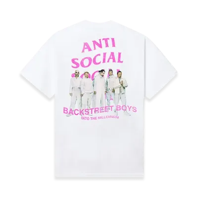 ANTI SOCIAL SOCIAL CLUB x Backstreet Boys Millennium Tee "White"