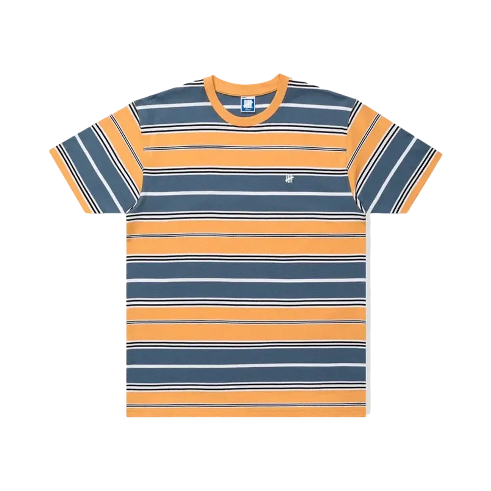 UNDEFEATED Striped S/S Tee "Orange"
