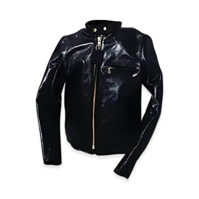 VANSON Leather Model B Single Riders Jacket "Black"