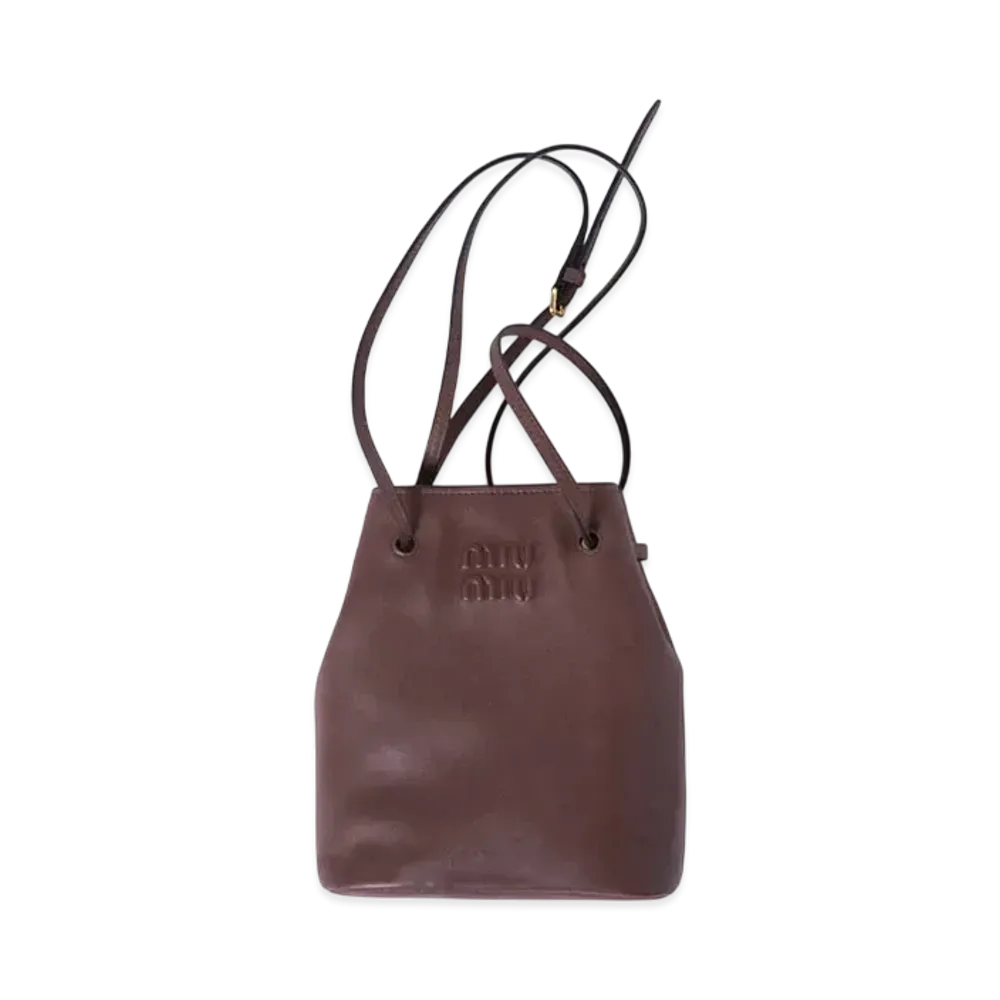 MIUMIU Nappa Leather Mini-Bag "Brown"