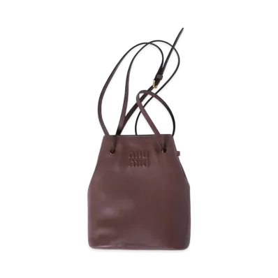 MIUMIU Nappa Leather Mini-Bag "Brown"
