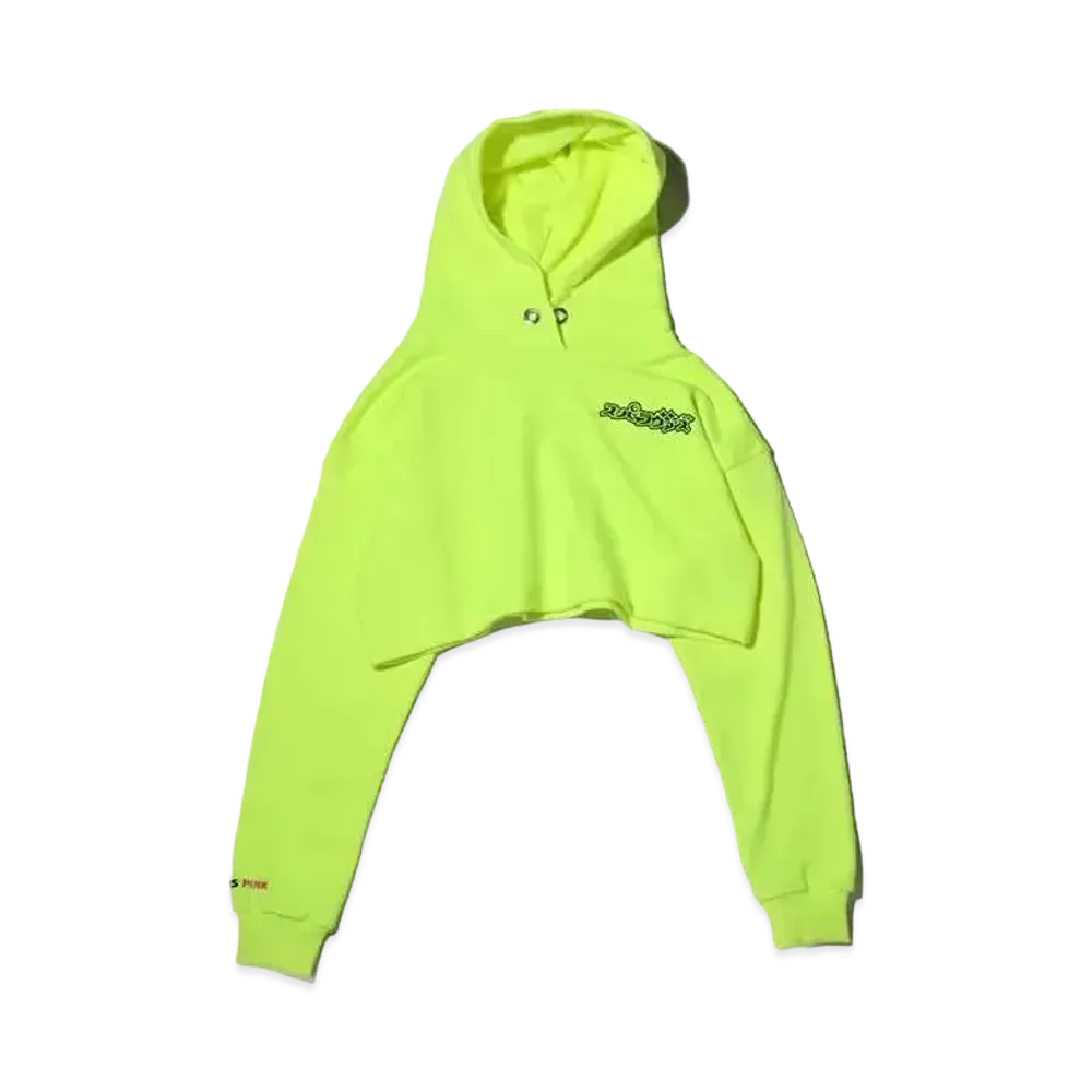 atmos pink x Super Lovers Short Take Hoodie "Yellow"