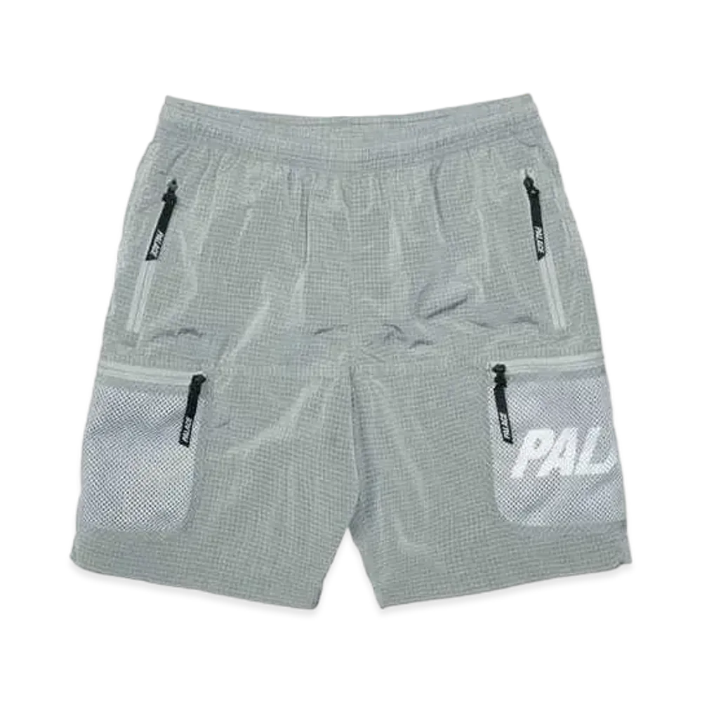PALACE Mesh Pocket Shell Shorts "Grey"