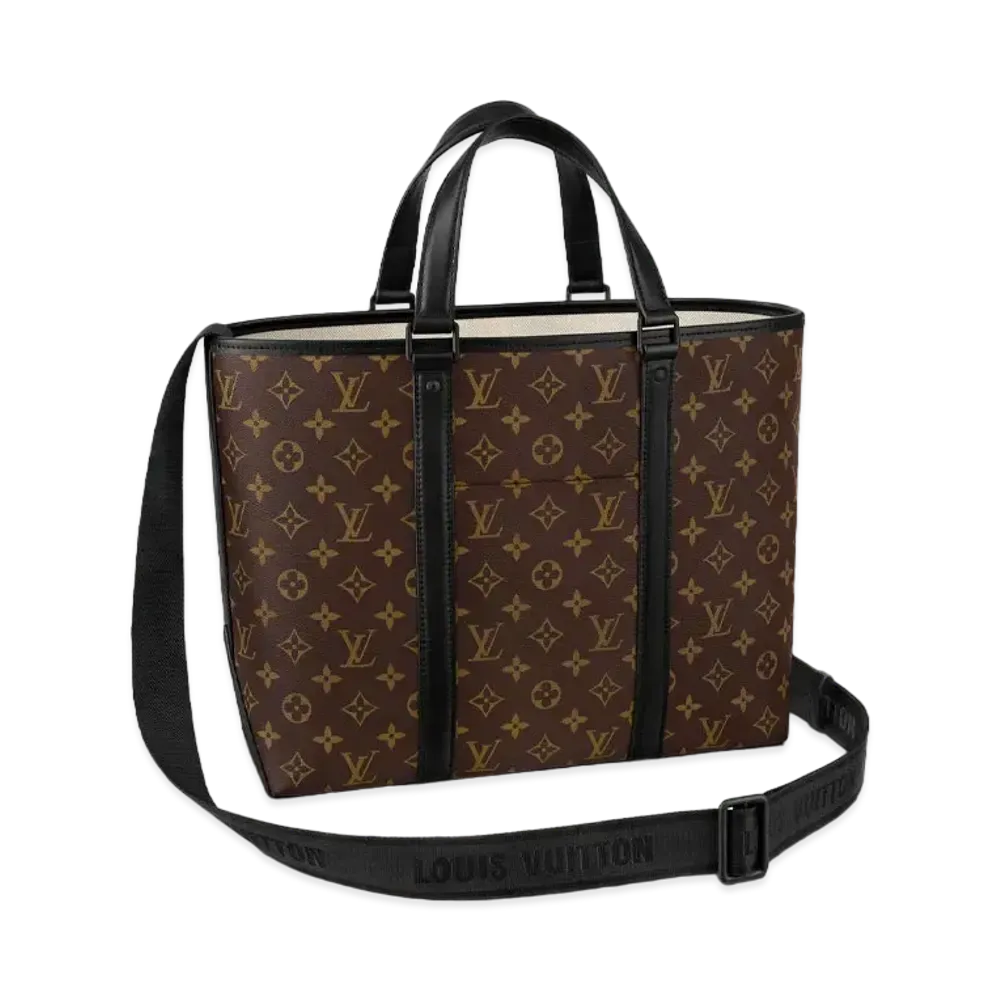 Louis Vuitton Weekend Tote PM Monogram Macassar
