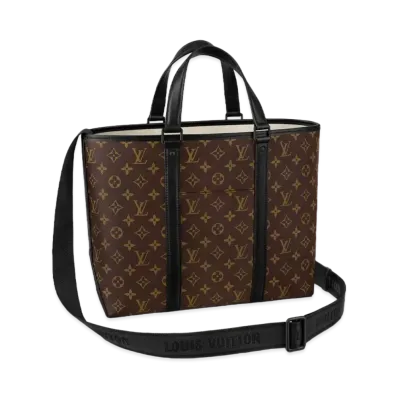 Louis Vuitton Weekend Tote PM Monogram Macassar