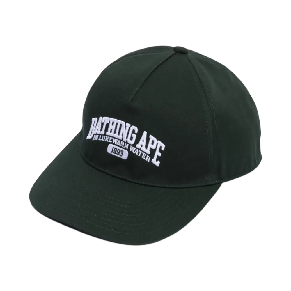 A BATHING APE Logo Trucker Cap "Olivedrab"