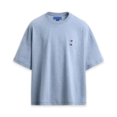 ZARA x CHAMPION Patch T-Shirt "Blue Marl"