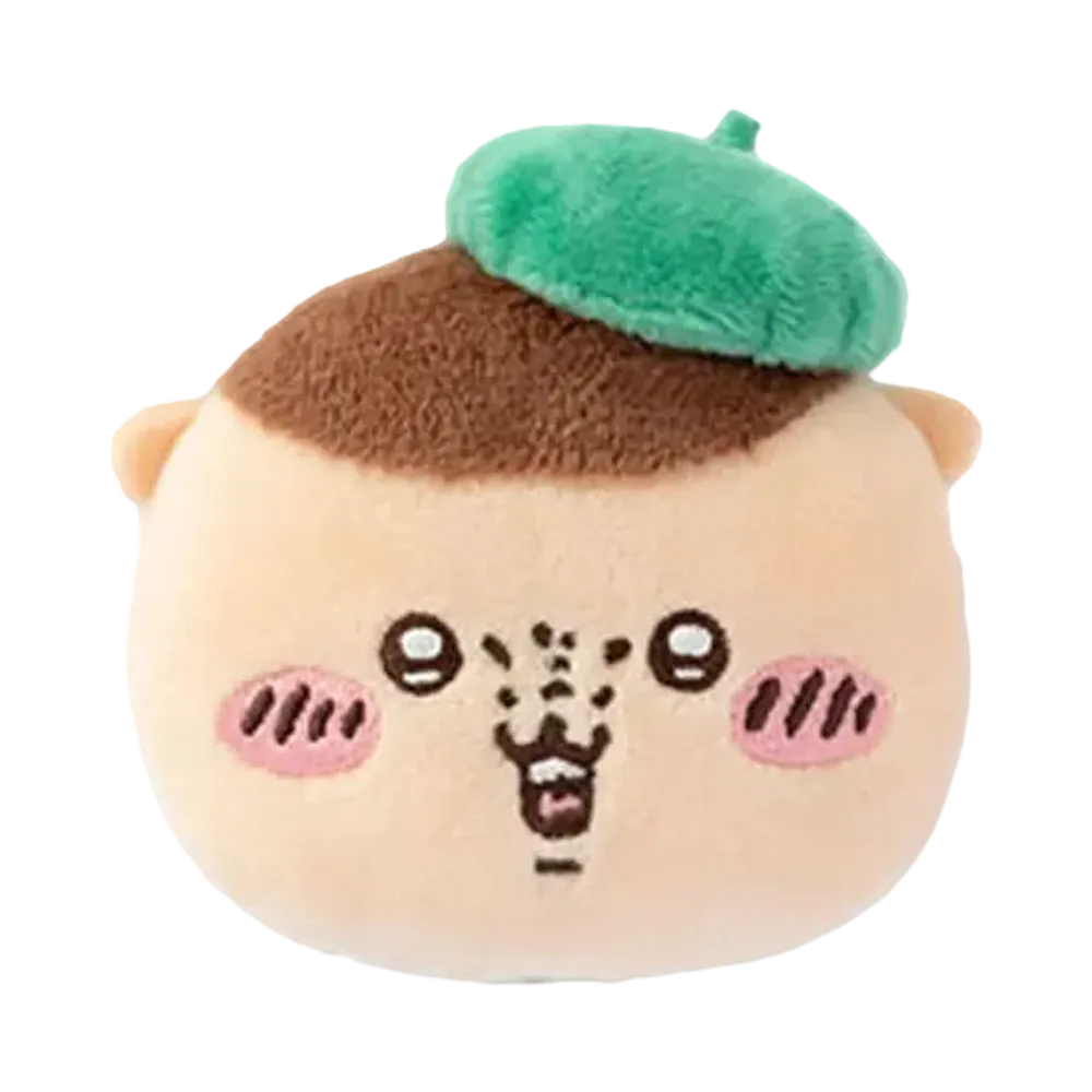 Gray Parka Service "Tokyo souvenir OKAO Plush Badges" -Chiikawa- Kuri-Manju