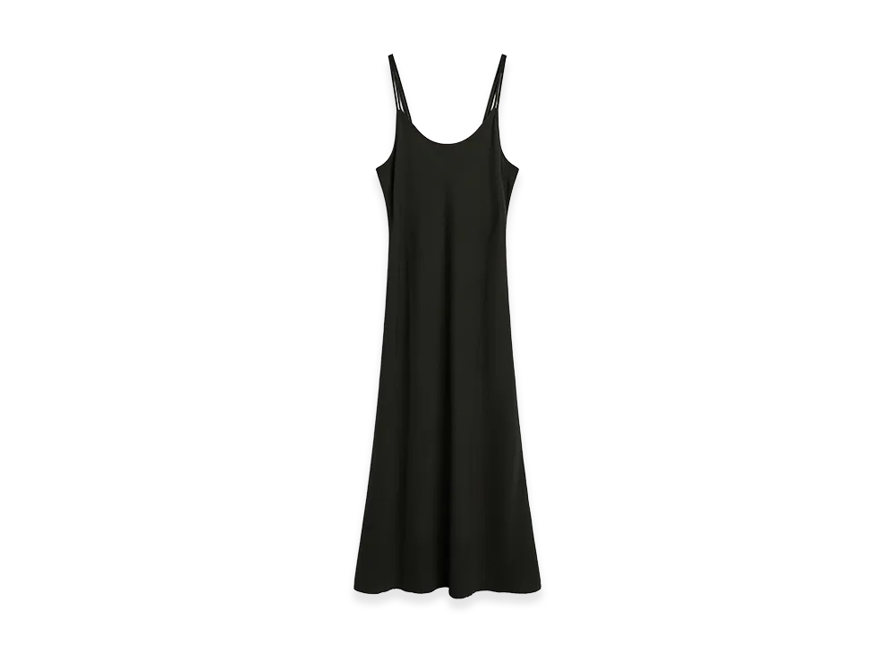 OUR LEGACY Women's Glide Dress "Ashen Black Warmth Viscose"