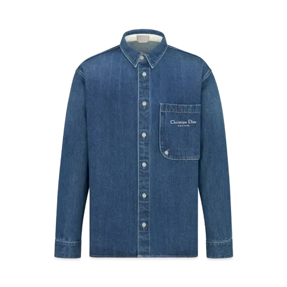 Dior Christian Dior Couture Overshirt Cotton Denim "Blue"