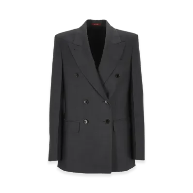 GUCCI Women's Graphite Wool Blazer "Grey"