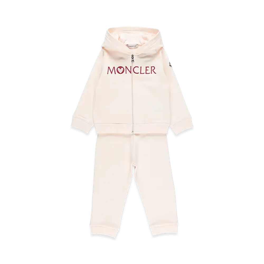 MONCLER Kids Hoodie And Joggers "Pink"