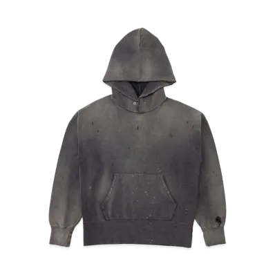visvim Court Hoodie P.O Crash "Black"