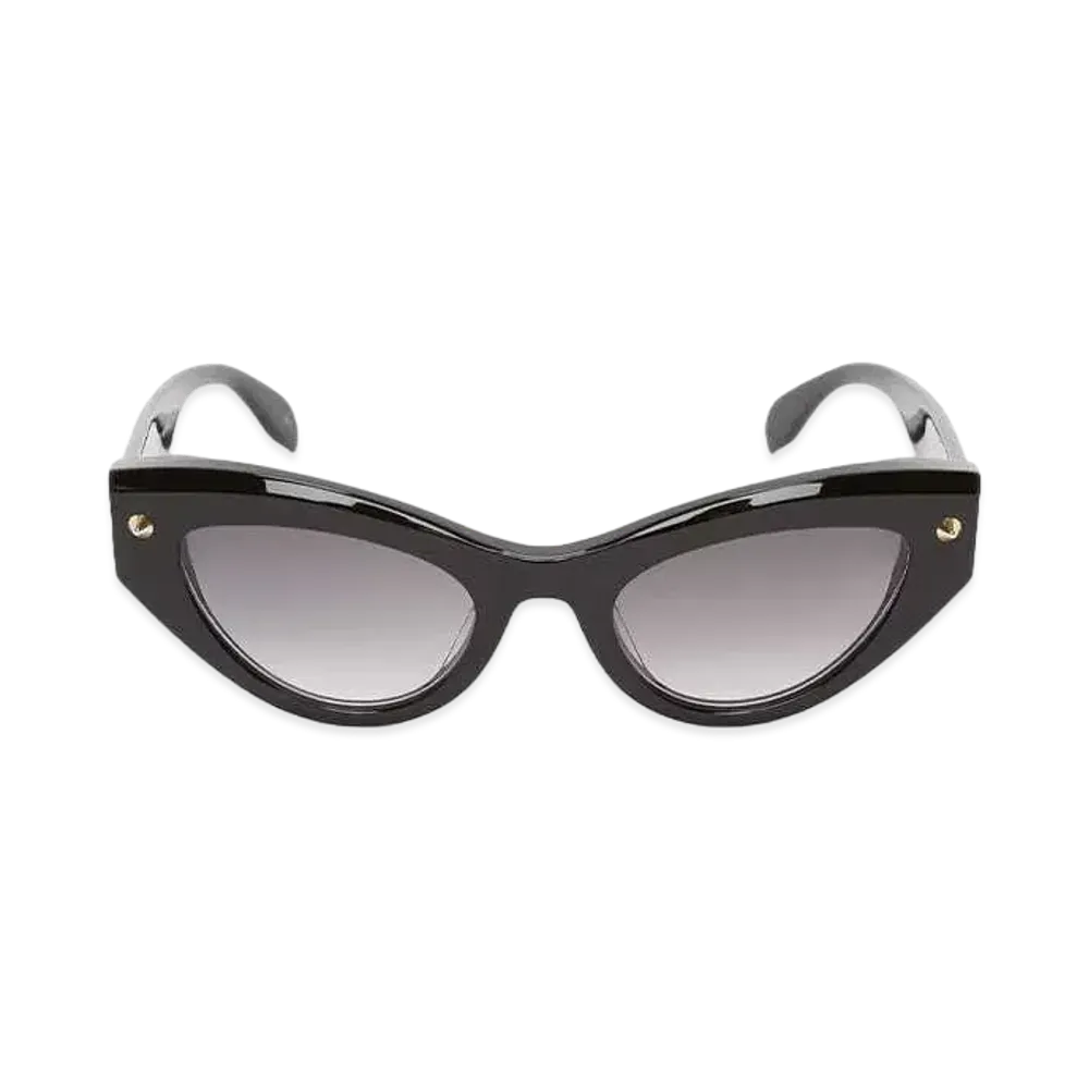 Alexander McQUEEN Spike Studs Cat Eye Sunglasses "Black"