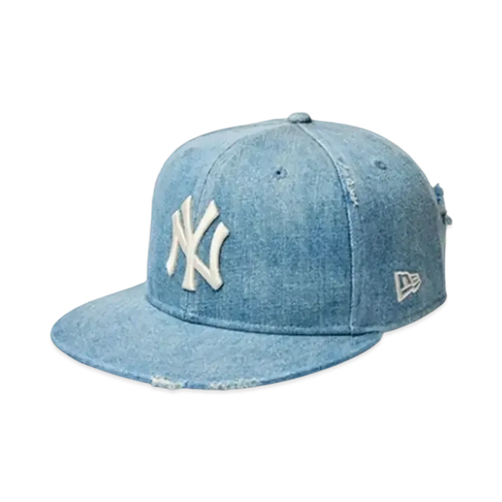 NEW ERA 59Fifty Damaged Series New York Yankees "Washed Denim"