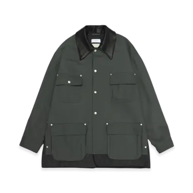 Graphpaper x YOKE Wool Nylon Gabardine Coverall Jacket "Green"