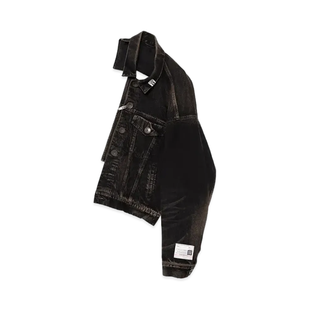 Maison MIHARA YASUHIRO Half Denim Jacket Bag "Black"