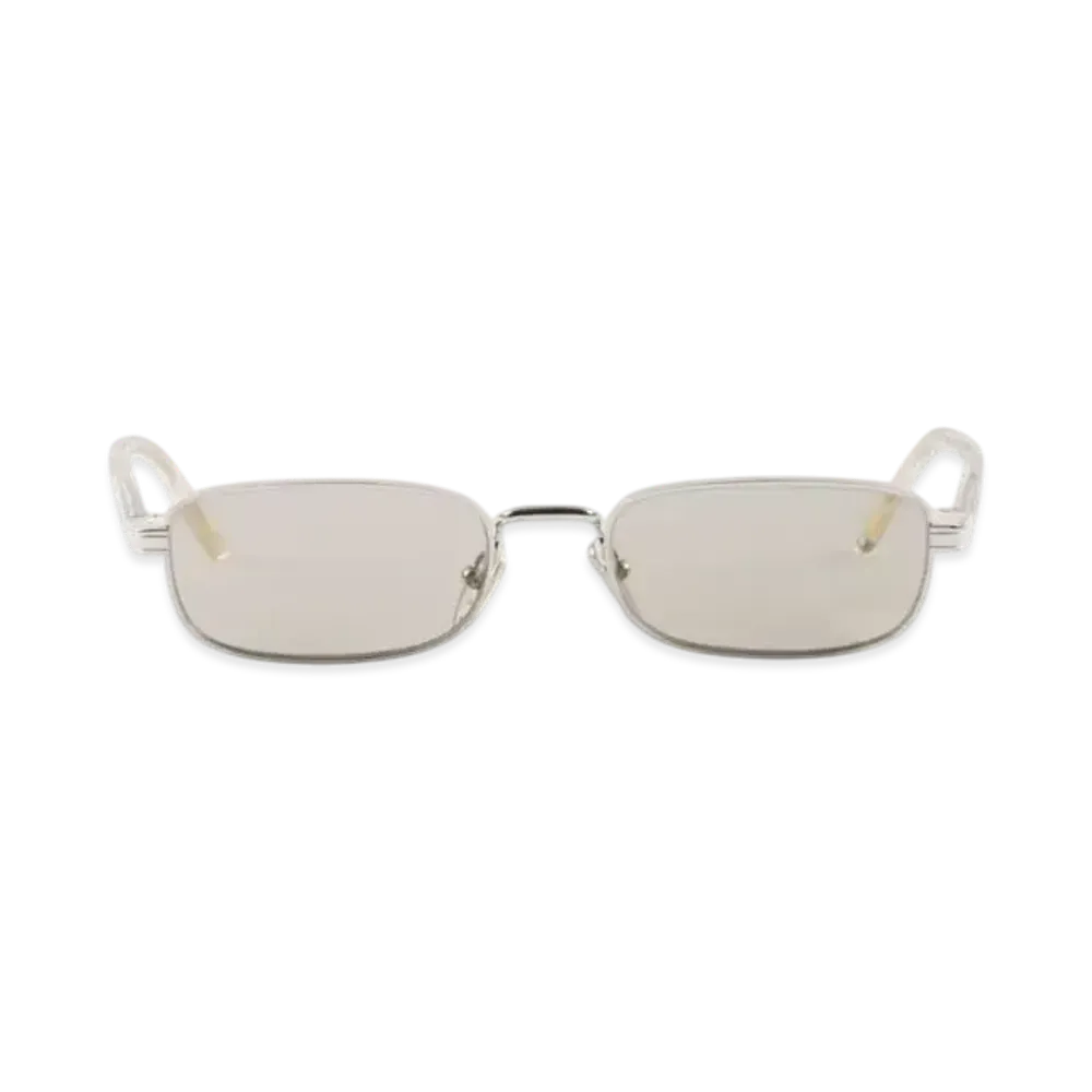 PRADA Sunglasses with The Iconic Metal Plaque "Beige"