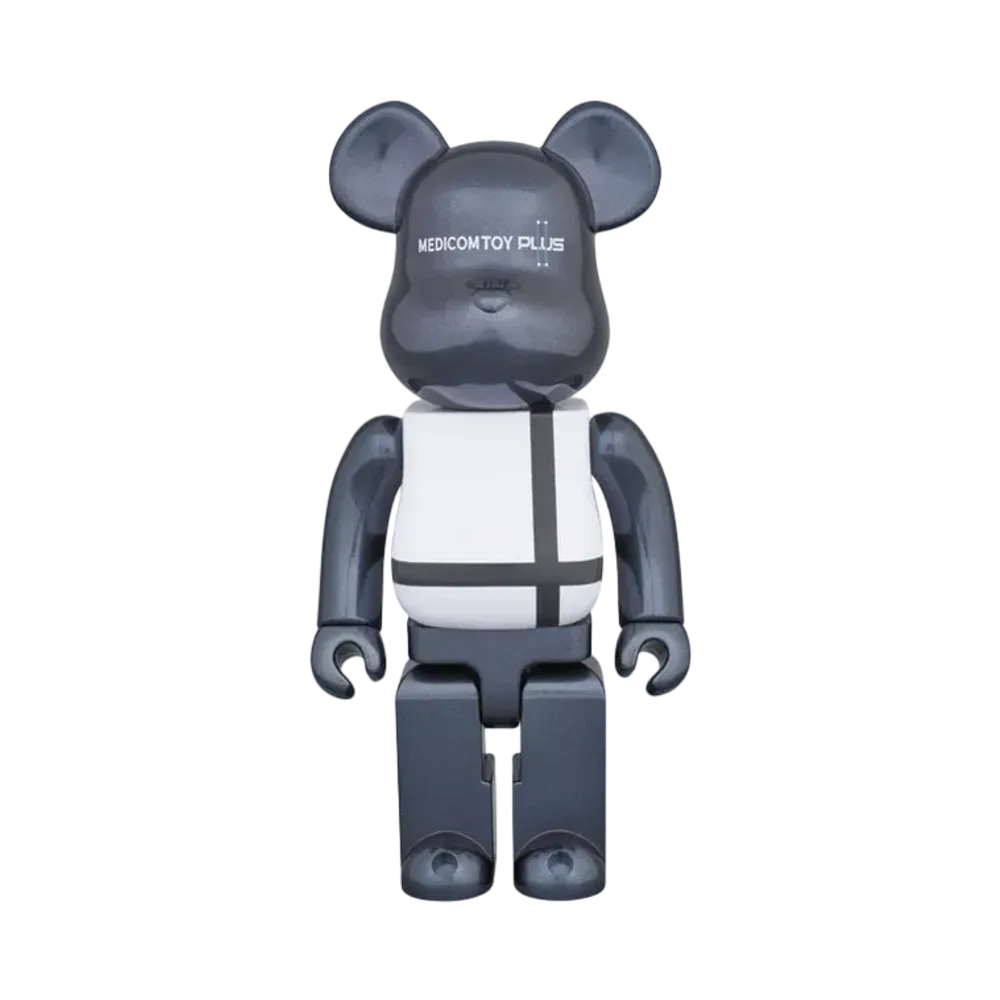 MEDICOM TOY "BEARBRICK" Medicom Toy Plus Black 400%