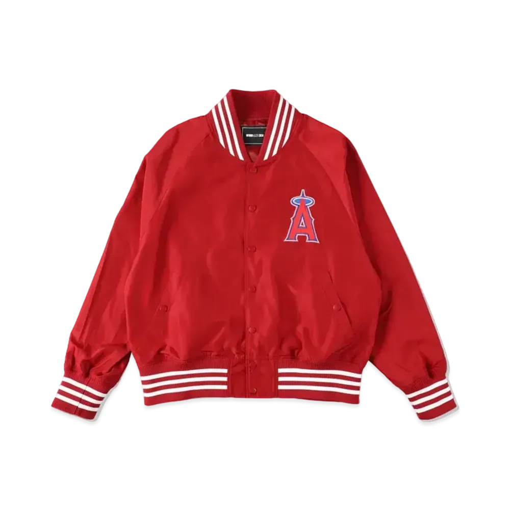WIND AND SEA x MLB Satin Blouson "Angels"