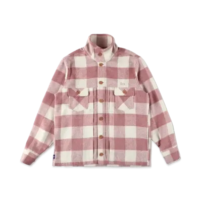 WIND AND SEA Jean Wool Plaid Jacket "CoralPink"