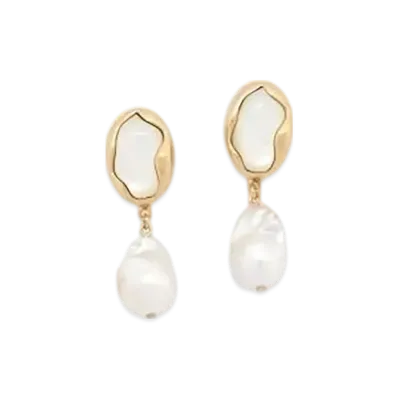 Chloe Sybil Earrings "Pearl"