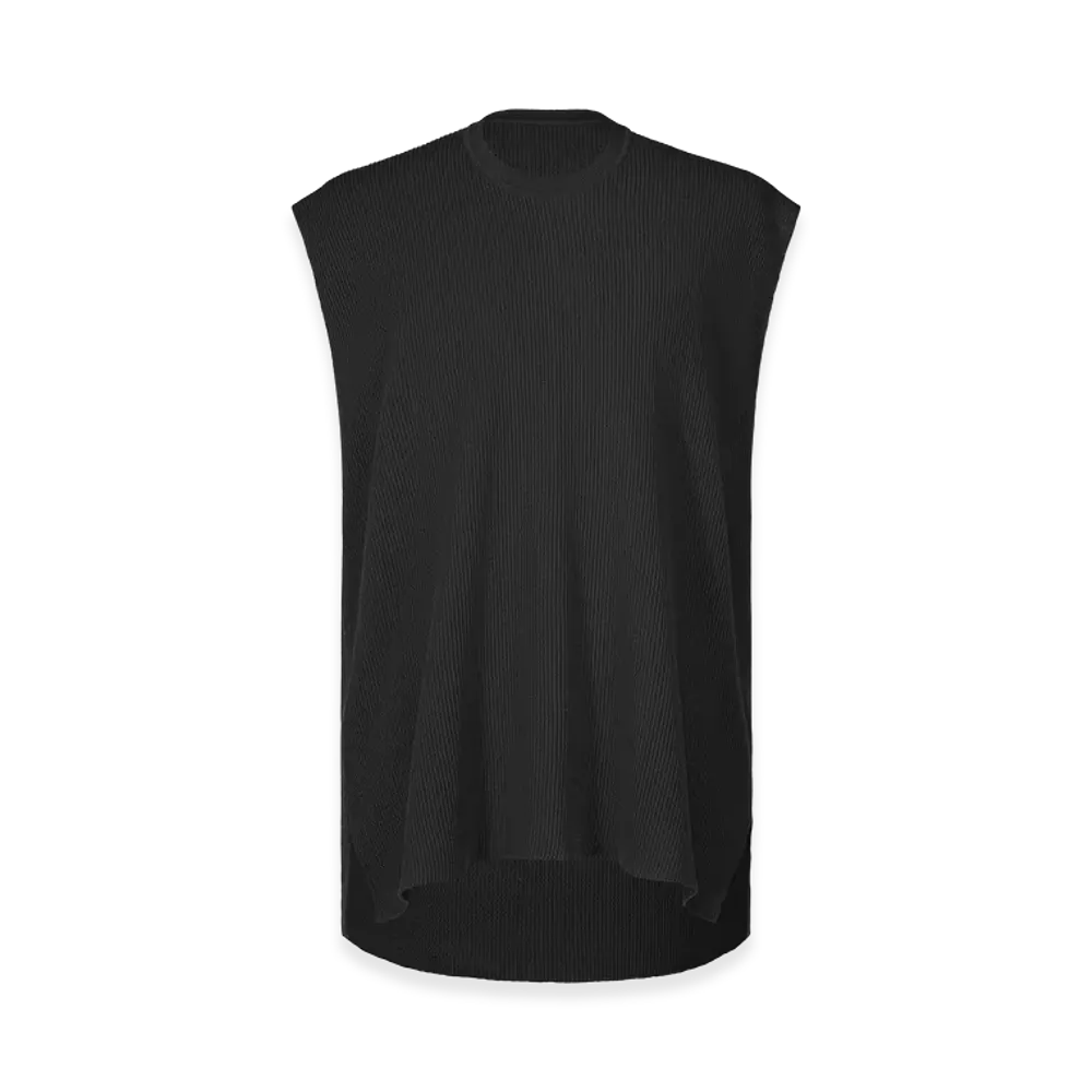 HOMME PLISSE ISSEY MIYAKE Tight Twist Cotton Knit "Black"