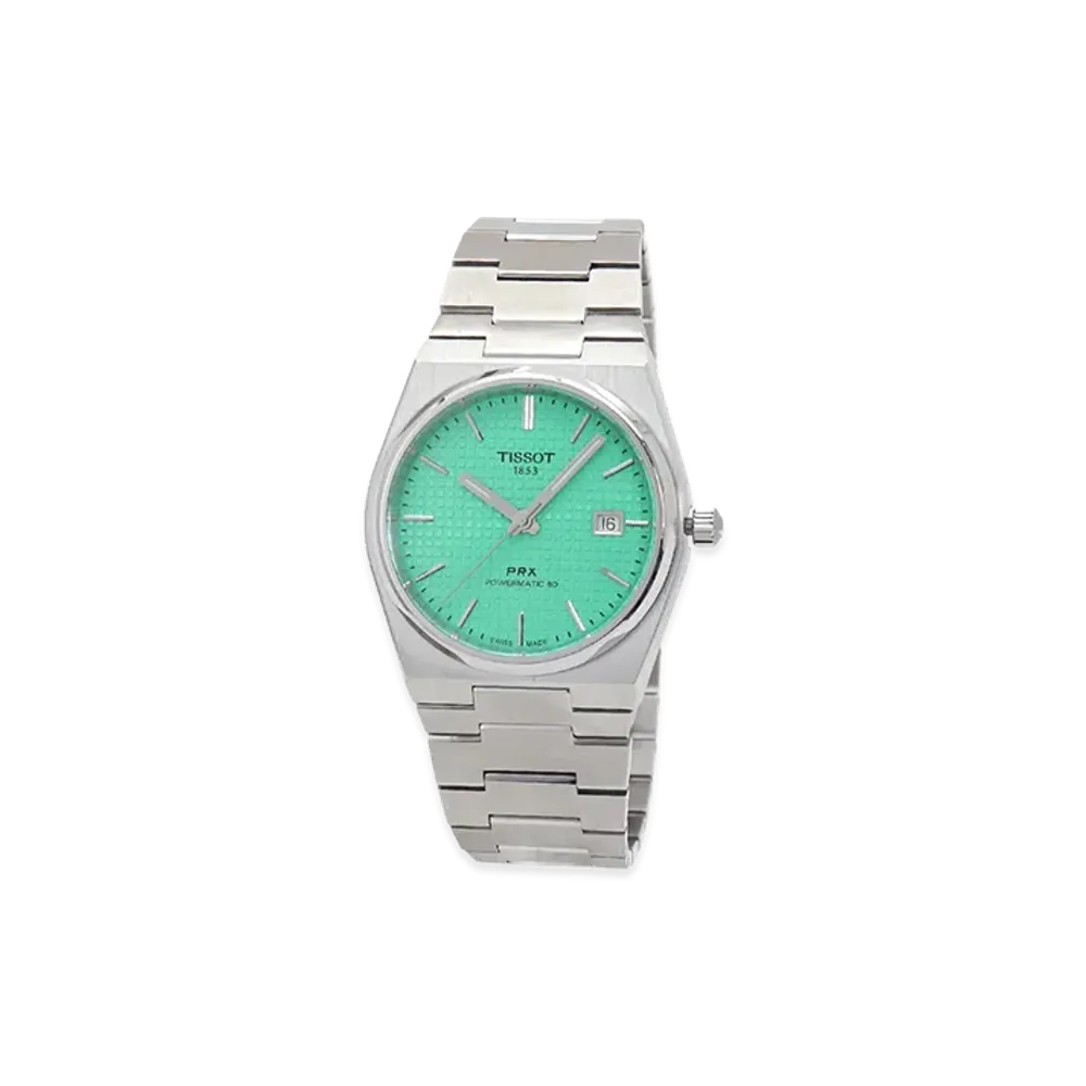 TISSOT PRX Powermatic 80 "Silver/Green"