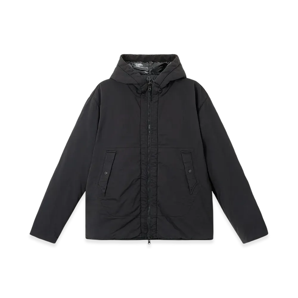 Stone Island 4100005 Compact Cotton Nylon Jersey-TC "Black"