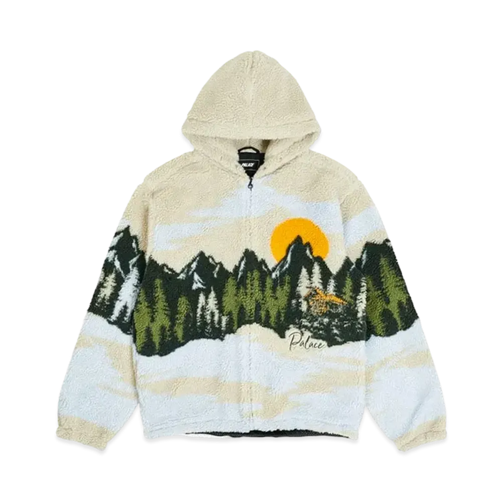 PALACE Palaska Fleece Jacket "White"