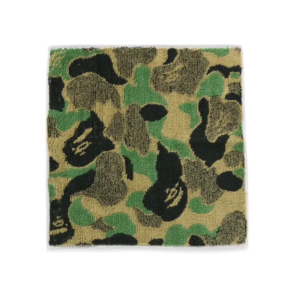 A BATHING APE ABC Camo Hand Towel "Green"