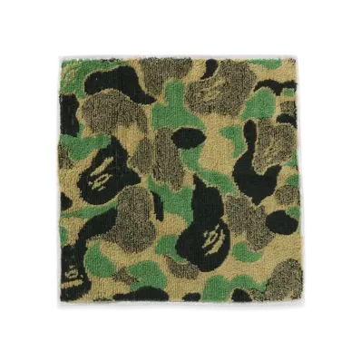 A BATHING APE ABC Camo Hand Towel "Green"