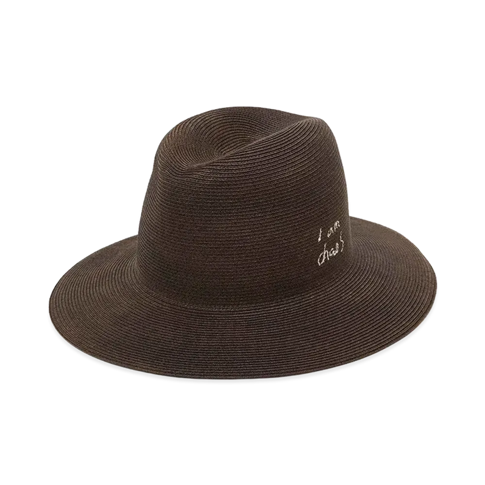 UNDERCOVER x KIJIMA TAKAYUKI Paper Braid Hat "Brown"